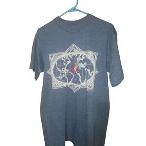 Vintage Dollywood Single Stitch T-Shirt 1993 Dark Blue Made In USA Concert Music